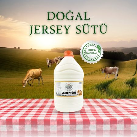 Doğal Jersey Sütü (3 litre)
